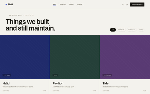 Case grid (light) — interface reference preview