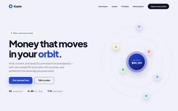 Kepler · Orbit — interface reference preview