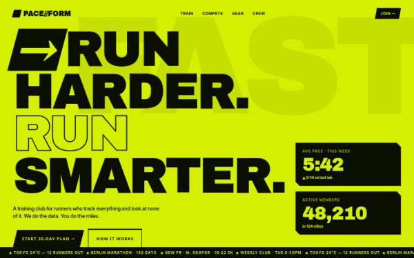 Lime sport — interface reference preview