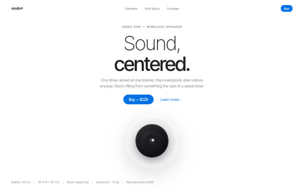 Object White — interface reference preview