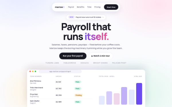 Soft Cloud Gradient — interface reference preview